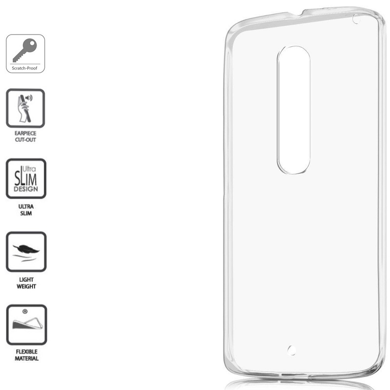 Plonas silikoninis dėklas - skaidrus (MOTO G3) Plonas silikoninis dėklas - skaidrus (MOTO G3)